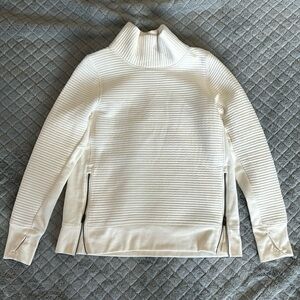 All in Motion Elegant Ribbed Turtleneck Sweatshirt